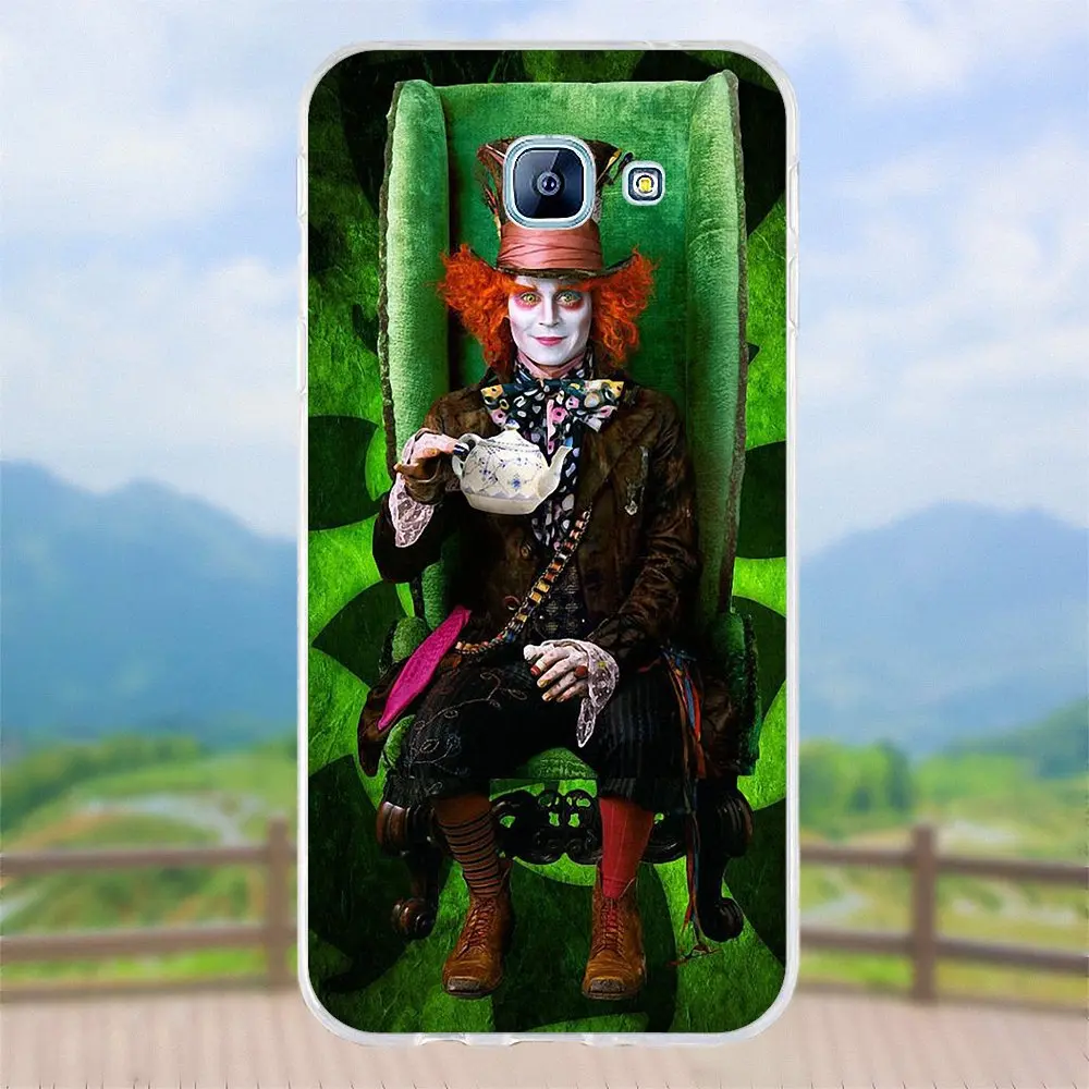 Vvcqod Безумный Шляпник для samsung Galaxy A3 A5 A7 J1 J2 J3 J5 J7 2015 2016 2017 Мягкие TPU Книги по