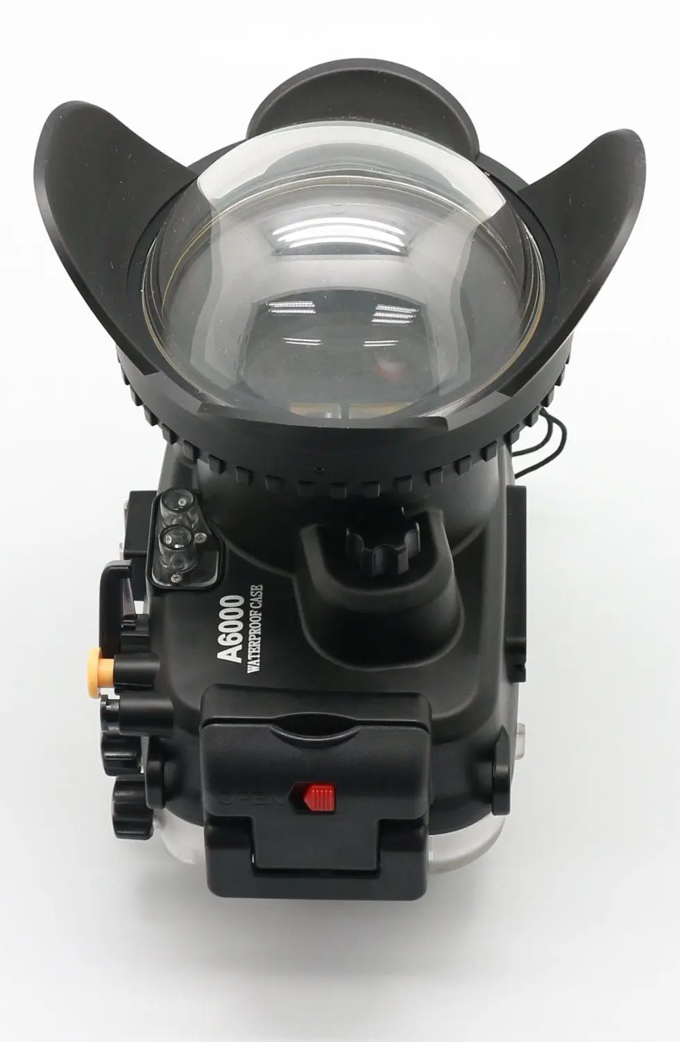 

Meikon 40m/130ft for Sony A6000 (16-50) Underwater Camera Housing + wide angle dome port lens + 67mm Red Diving filter