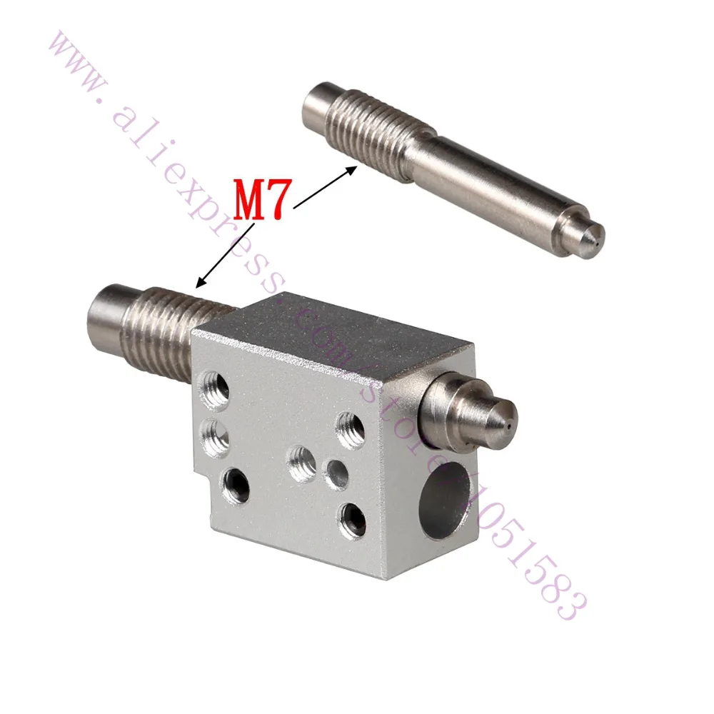 Newest 3D Printer Integrated Heatbreak &Nozzle with Special Heating Block for 1.75mm V6 J-head Hotend Bowden Heatsink Use Newest 3D Printer Integrated Heatbreak &Nozzle with Special Heating Block for 1.75mm V6 J-head Hotend Bowden Heatsink Use
