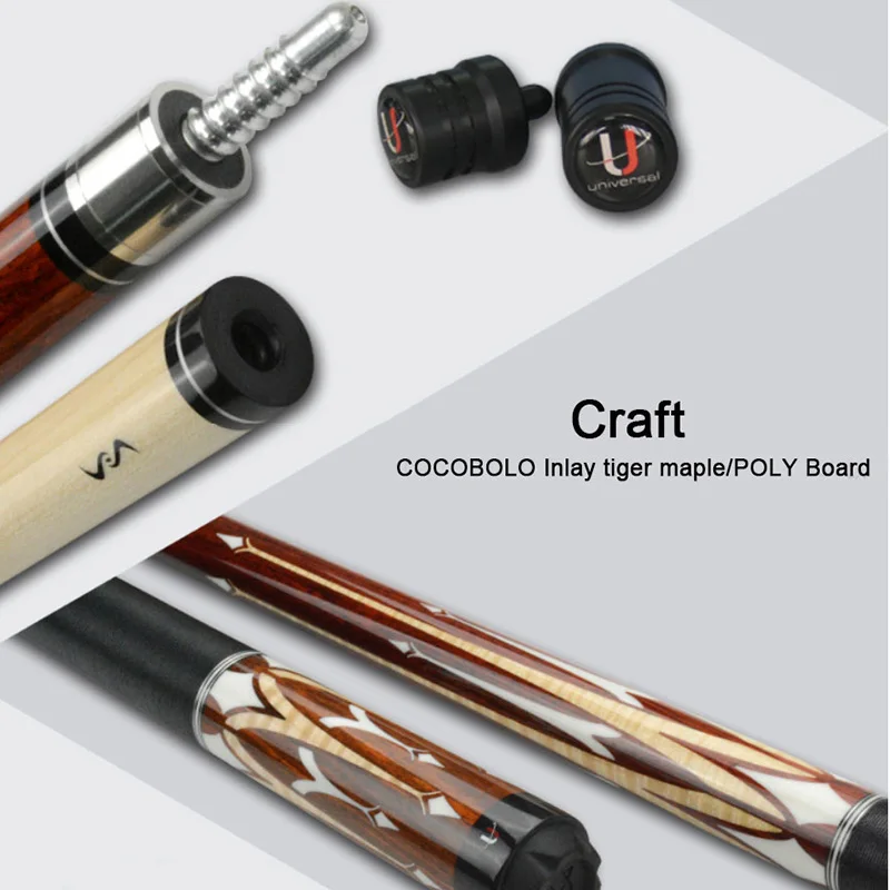 Universal Sculpture Pool Cue Stick 12.75mm Tip UN111-7 | Спорт и развлечения