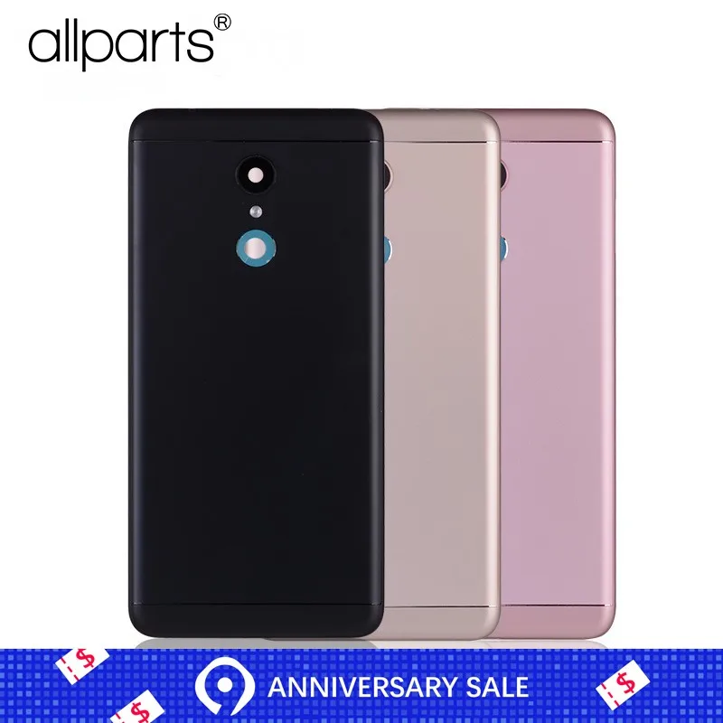 Задняя крышка для Xiaomi Redmi 5 Оригинал на батарею черный золотой|Корпусы и рамки