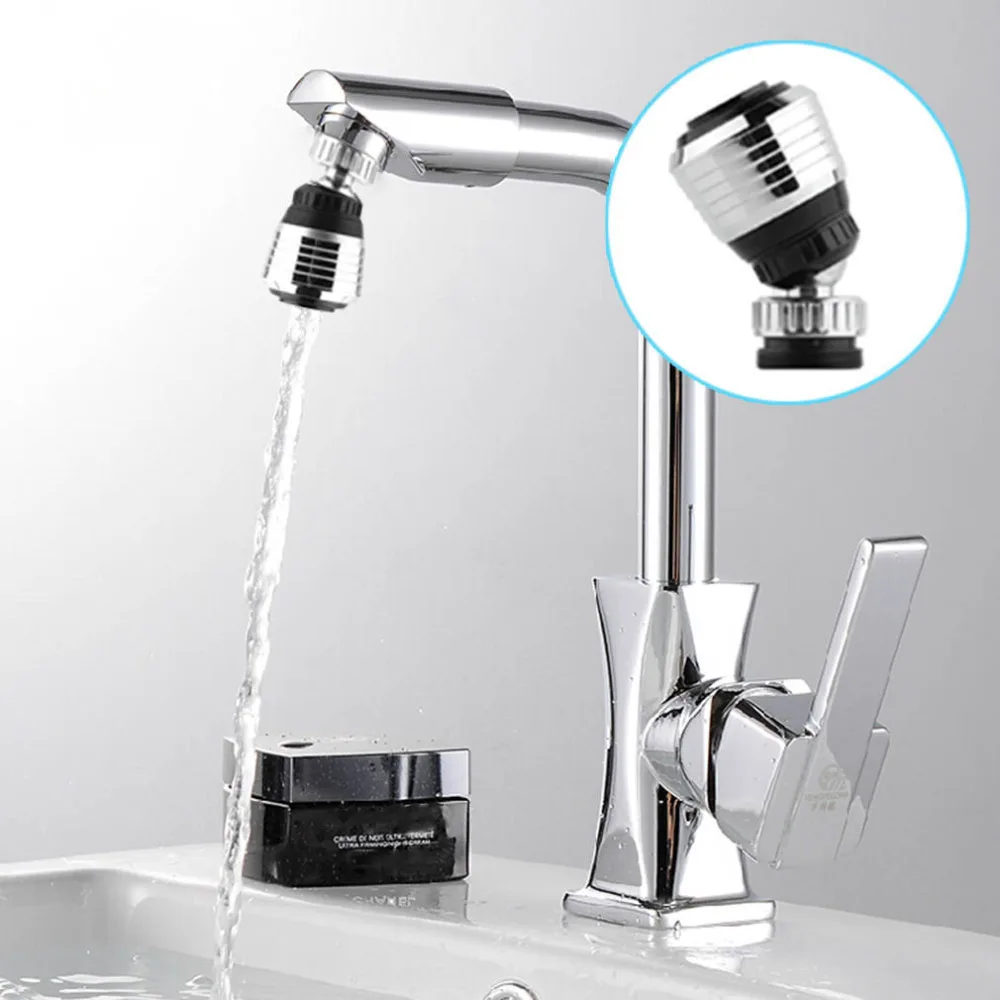 

360 Rotate Swivel Faucet Nozzle Filter Adapter Water Saving Tap Aerator Diffuser Wholesale