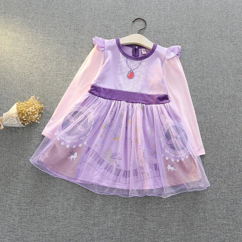 2-7 Yrs Baby Girls Dress Girl Long Sleeve Dresses with Cloak Kids Princess Clothes Children Halloween Snow White Cosplay Costume | Детская