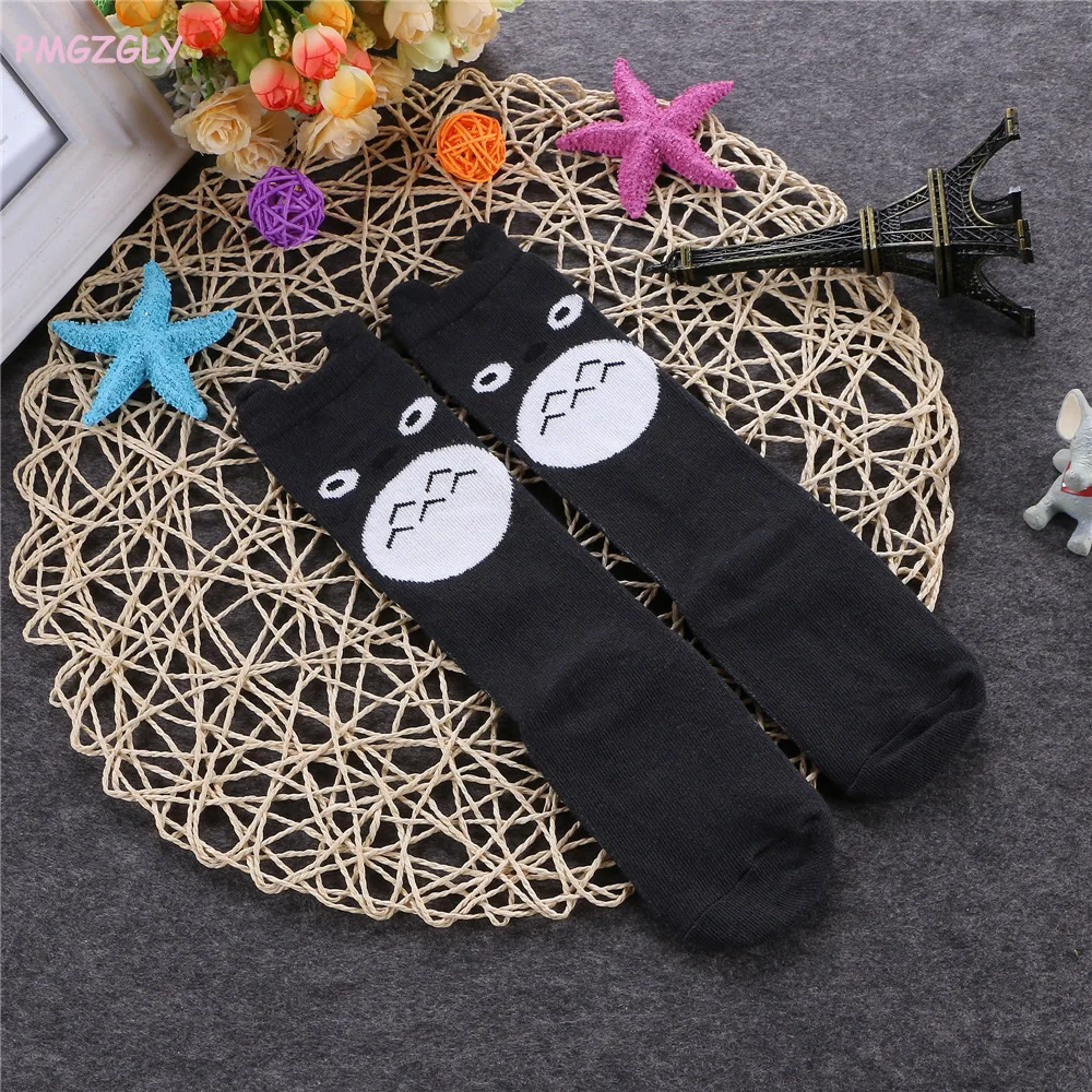 Детские носки для девочек до колена с бантом принцессы хлопковые детей от 0 6 лет