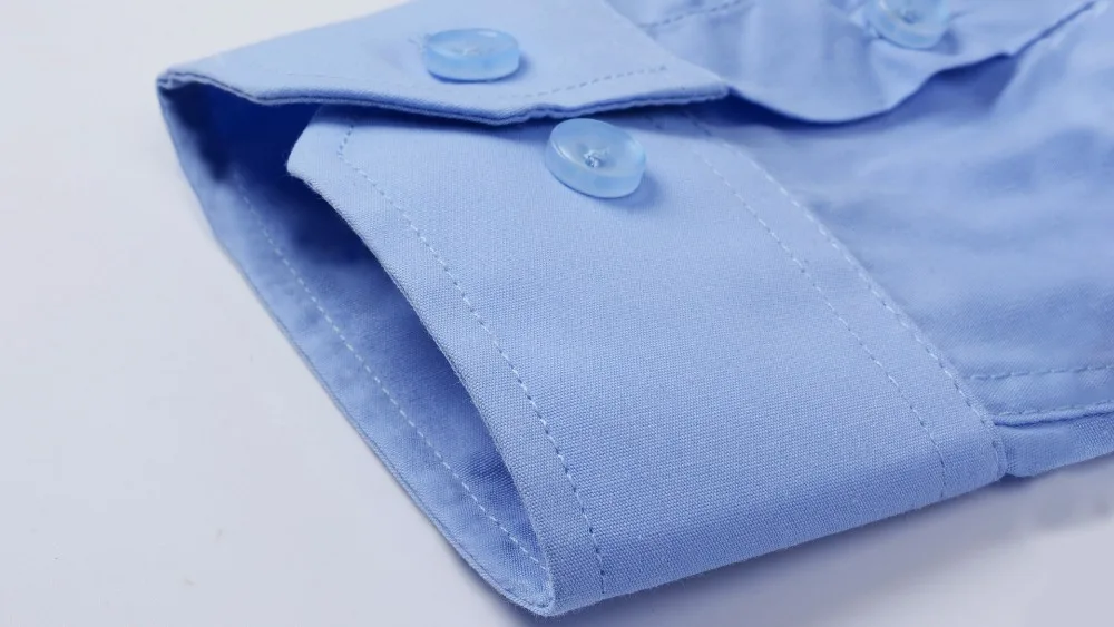 

Aoliwen 2018 Tooling blue long-sleeved shirt high quality men's shirt brand shirt tri-color M-5XL fashion shirt Wholesale price