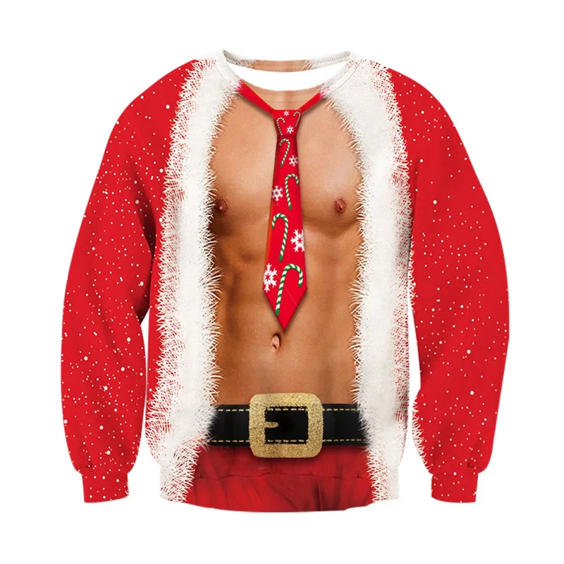 Unisex Men Women 2020 Ugly Christmas Sweater Vacation Santa Elf Pullover Funny Womens Sweaters Tops Autumn Winter Clothing | Женская