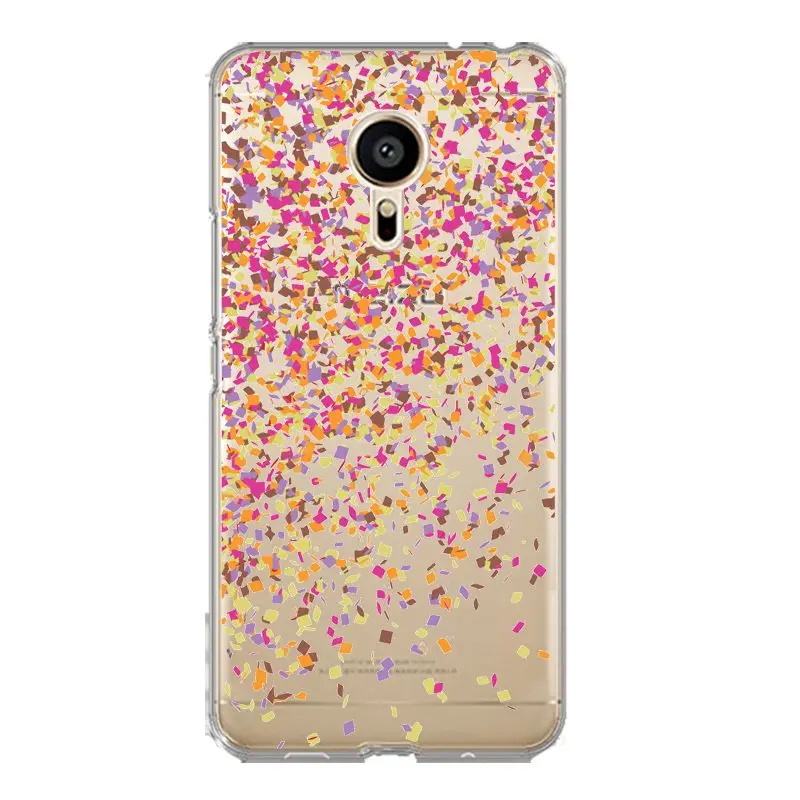 Розовый мягкий прозрачный чехол для телефона из ТПУ meilan MX6 pro6 U20 U10 A5 M5 M5S E E2 Rabbit Flora