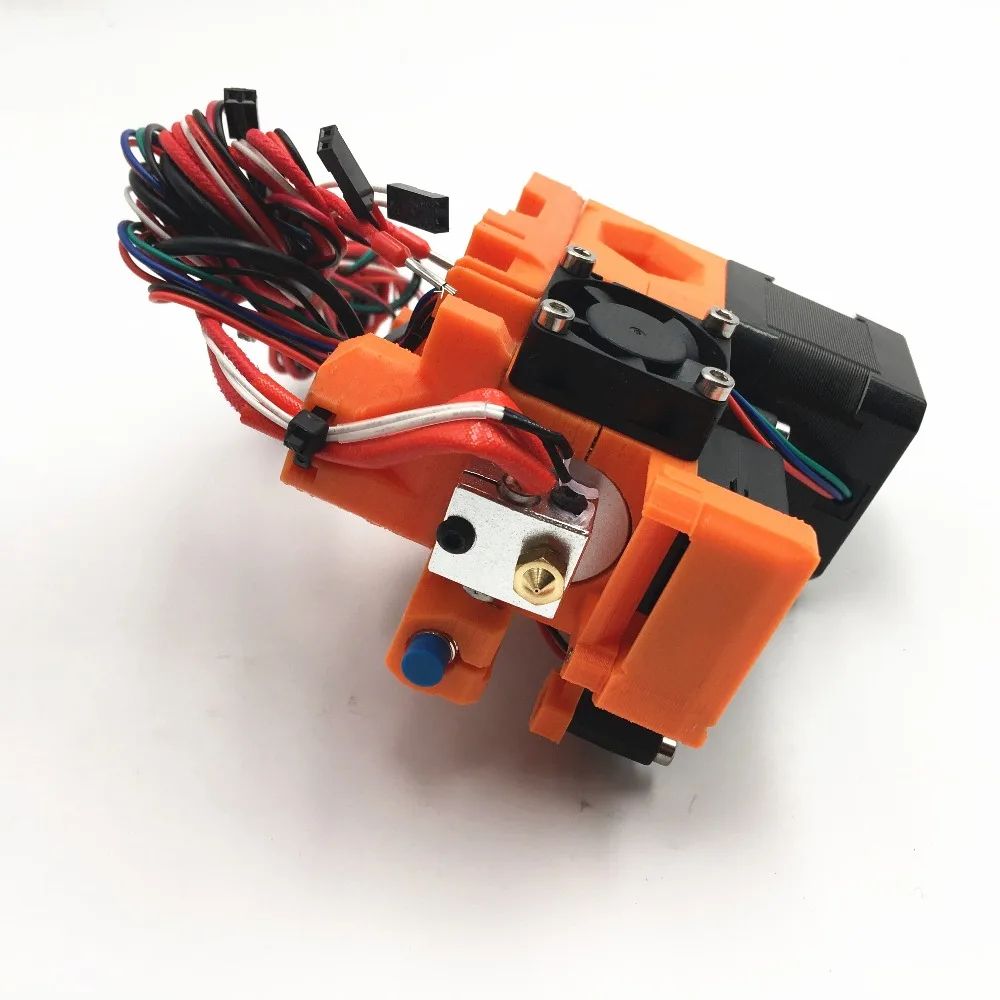 1 комплект собран Reprap Prusa i3 MK2 экструдер Полный с Бесплатная силиконовые носки 0 4