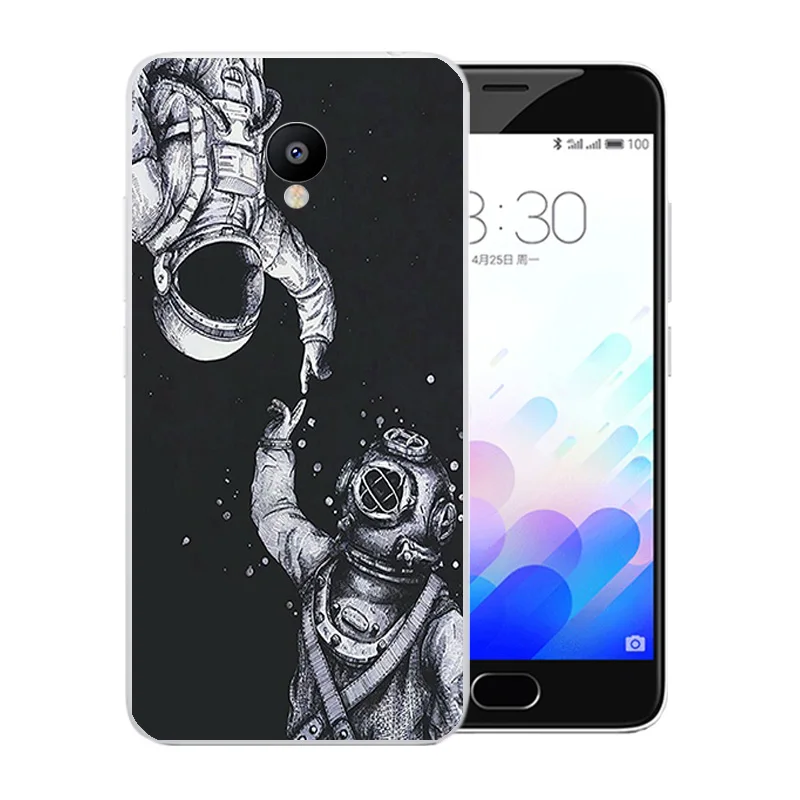 Чехол для телефона Meizu M3/Meizu M3 Mini силиконовый чехол M3S/Meizu M3S прозрачный космический