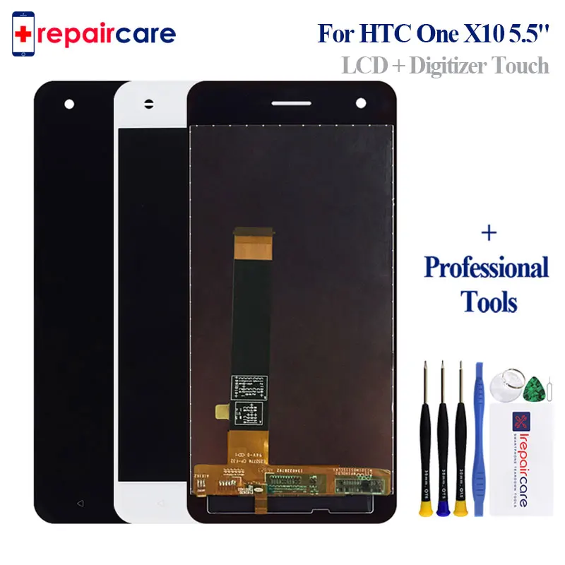 IPS дисплей 5 дюйма для HTC One X10 ЖК кодирующий преобразователь сенсорного экрана в
