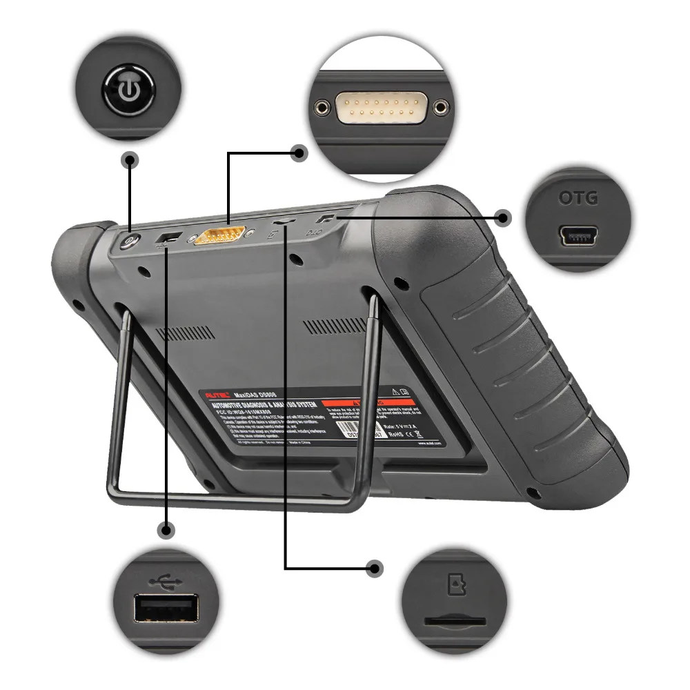 Autel MaxiDAS DS708 ds808 ds808k комплект включают все функции с полной OBD OBD1 адаптеры |