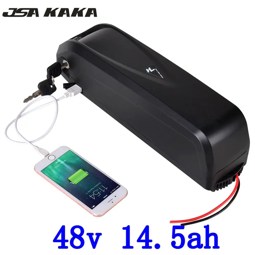 48V 500W 750W 1000W ebike battery 15AH electric bike 14.5Ah lithiun ion use panasonic cell with charger | Спорт и развлечения