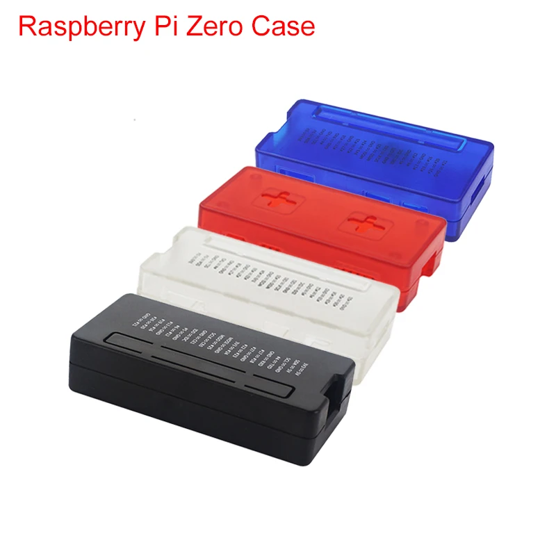 Чехол для Raspberry Pi Zero W красный синий черный прозрачный чехол из АБС пластика RPI 1 3