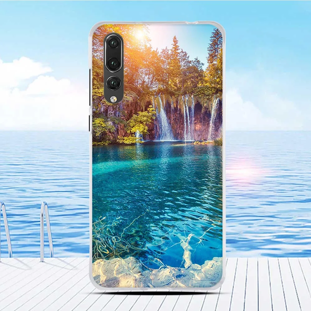 Чехол-Бампер для Huawei P20 Pro чехол телефона Тонкий силиконовый Plus Модный pro Fundas с 3D