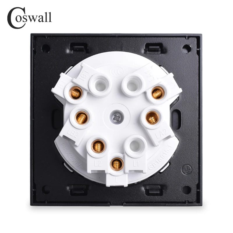 Coswall 3 комплекта 1 способ случайный щелчок вкл/выкл настенный выключатель света со