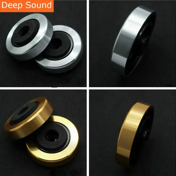 4pcs/lot Speaker Generic Isolation Feet Pad Stand Aluminum Plastic 45*15mm | Электроника