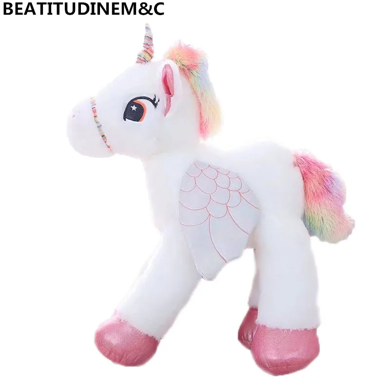 

1Pcs 60cm Unicorn Plush Toy, Angel Horse Plush Toy, Children's Toy, Birthday Gift, Children's Room Decoration