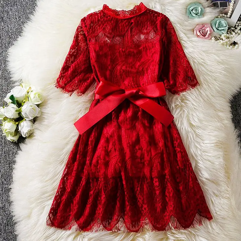 93 Кружевное платье-пачка принцессы с бантом; Robe Fille; Детские вечерние платья для девочек; детская одежда с цветочным рисунком; платье для маленьких девочек; От 2 до 7 лет - Цвет: 93