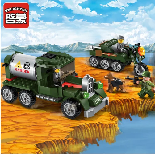 Enlighten модели Здание игрушка Совместимость с LEGO Лего Legos Конструктор E1706 223 блок