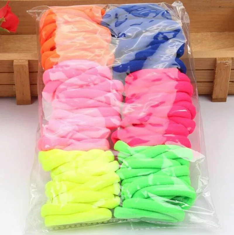 100 шт./партия резинки для волос 4 см |