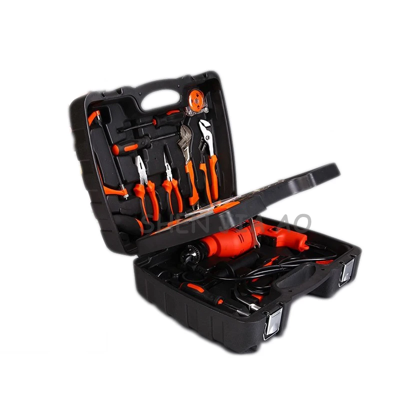 Multi-function Power Tools Kit 138pcs Three Layers Home Electric Drill Combination DIY Tool Impact Set 220V | Инструменты