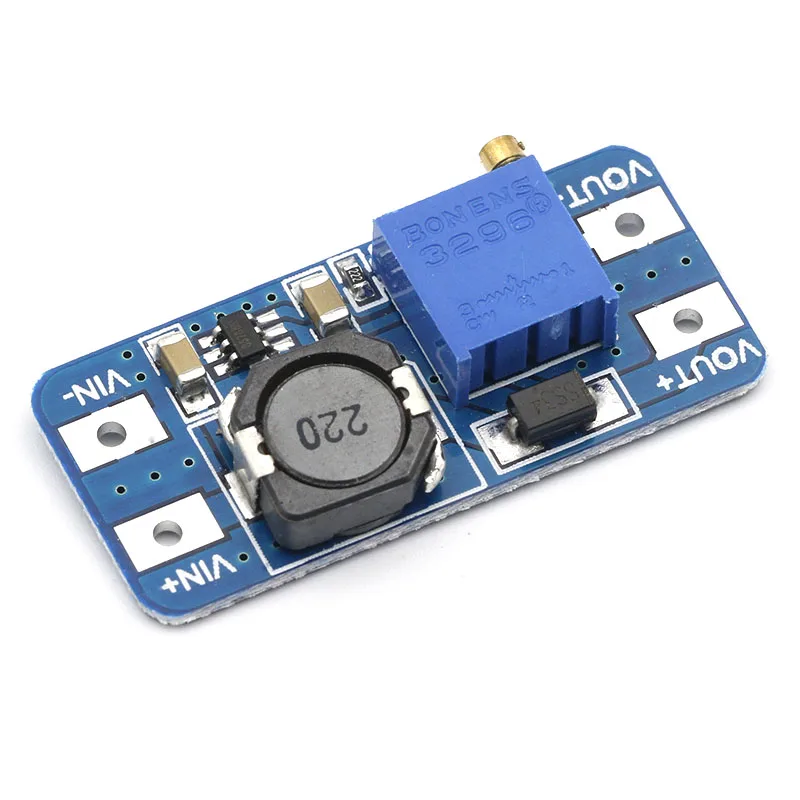 MT3608 DC-DC повышающий усилитель конвертера модуль питания повышающий макс. выход 28 в 2A для arduin