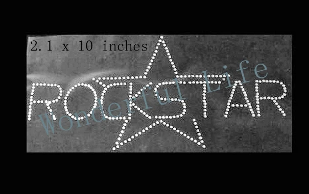 Бесплатная доставка Rockstar горный хрусталь передача Горячая продажа изображения