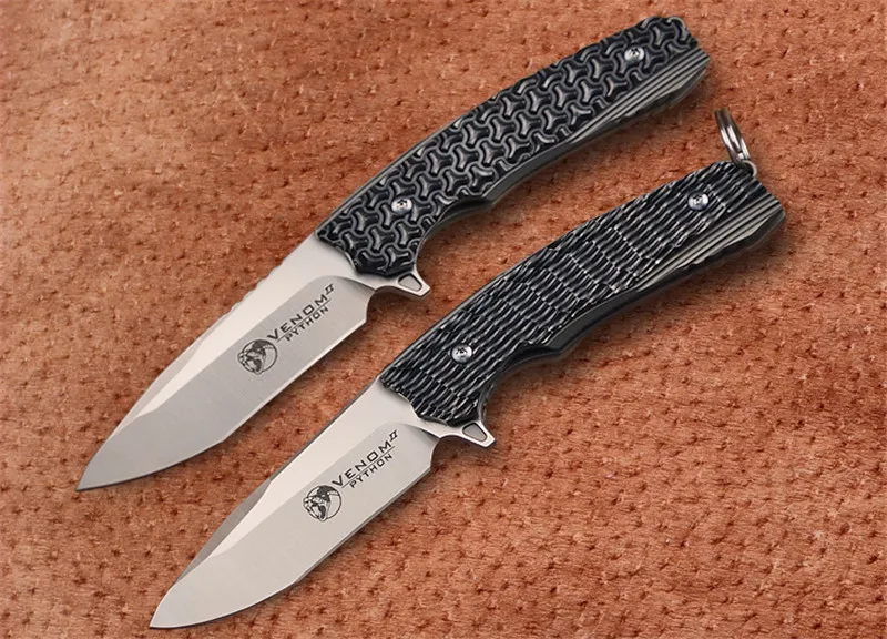 Kevin John Веном 2 мини-небольшой M390 стали titanium сплав циркония нож Походный, инструмент foldin карманные ножи охотничий нож выживания