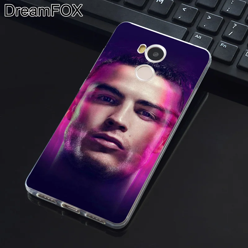 DREAMFOX M077 Cool Cristiano Ronaldo Soft TPU Silicone Case Cover For Xiaomi Redmi Note 3 4 4X 5 5A 6 7 Pro Global |