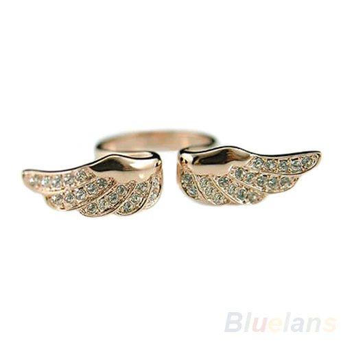 2019 регулируемые винтажные модные ретро кольца в Корейском стиле с крыльями