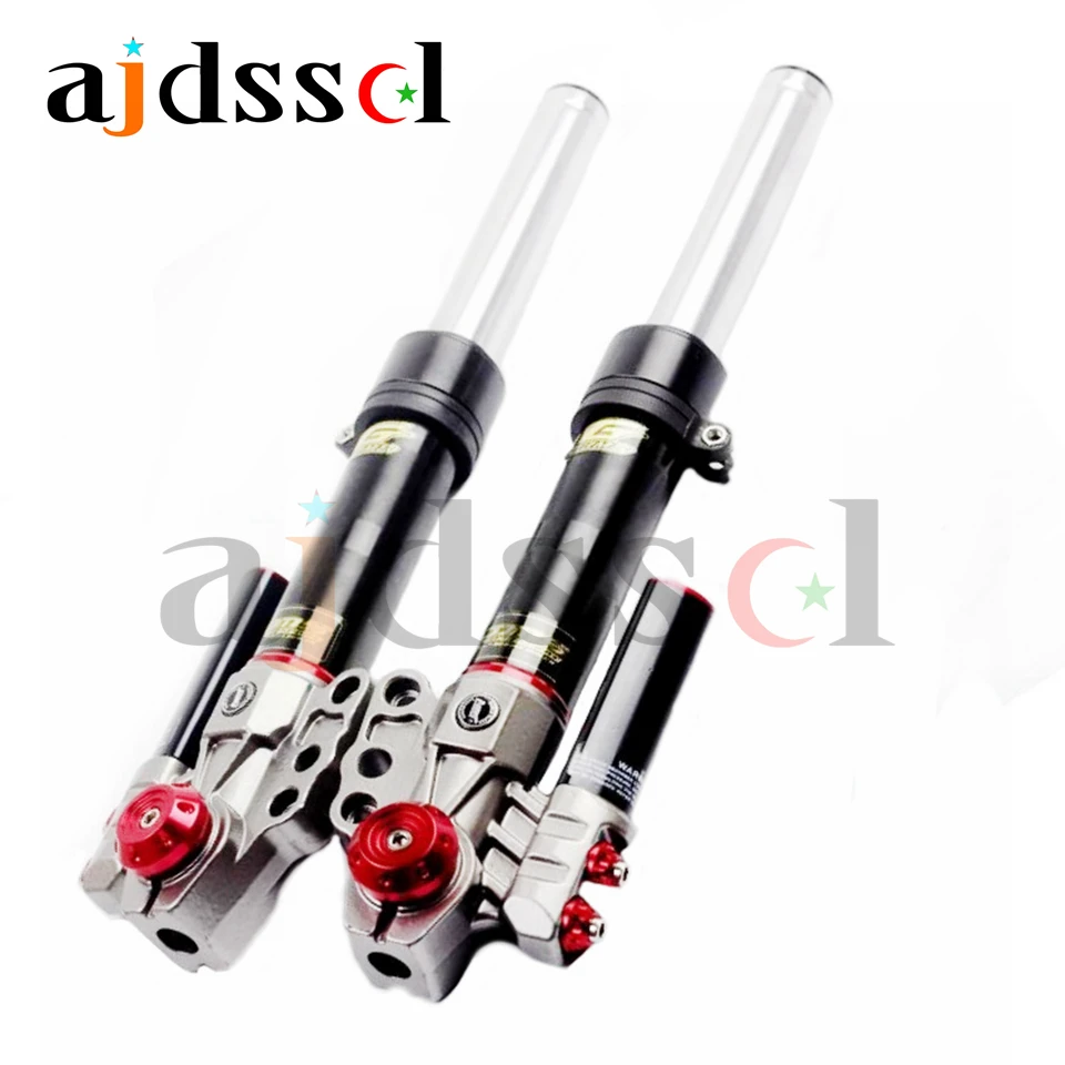 

Universal Modified 33MM Diameter CNC Aluminum Motorcycle/Scooter Front Suspension Adjustable Rebound Damping Shock Absorbers