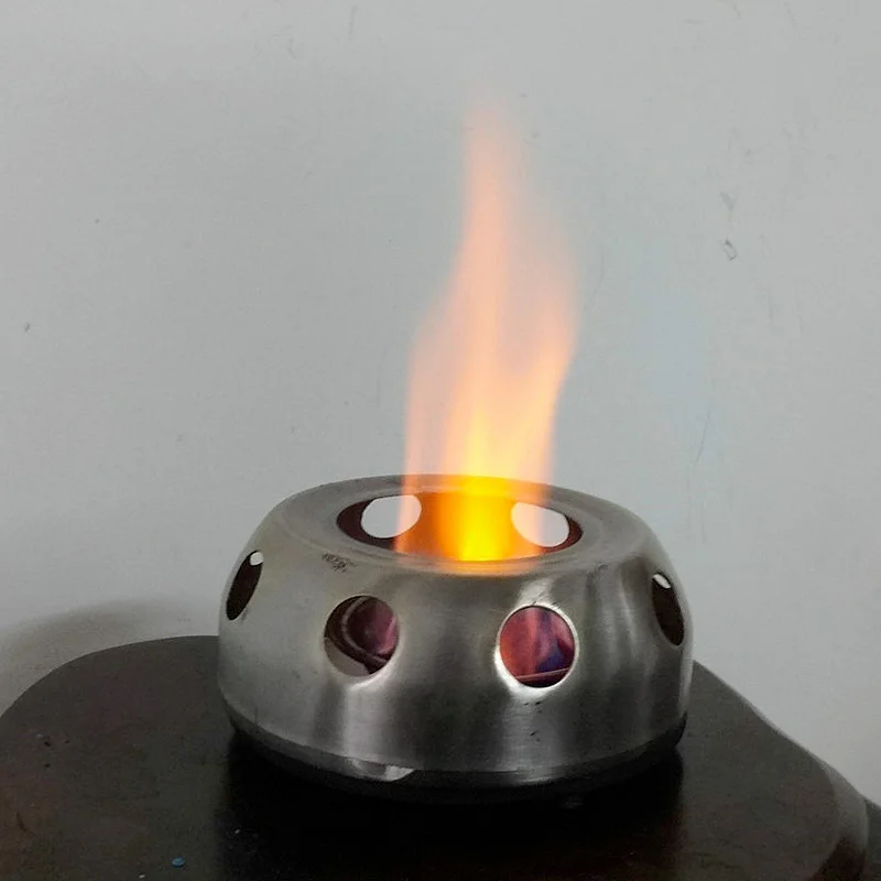1 предмет Нержавеющая сталь плита Портативный ультра светильник дух спиртовая