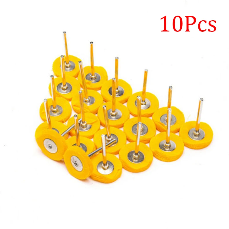 10 Pieces Wools Felts Grinding Shank For Electrical Grinder Mini Polishing Wheels Buffing Pads Abrasive Tools | Инструменты