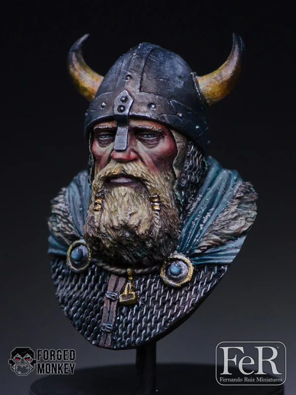 [Loong Way Miniatures] Фер миниатюрный Einar Erikson Norse Prince Бюст Смола Миниатюрный | Игрушки и