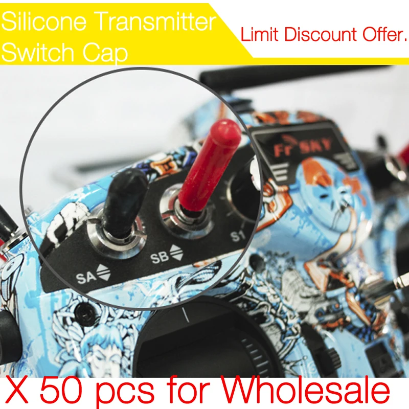 Оптовая продажа 50 шт. силиконовых передатчиков противоскользящие палки колпачки
