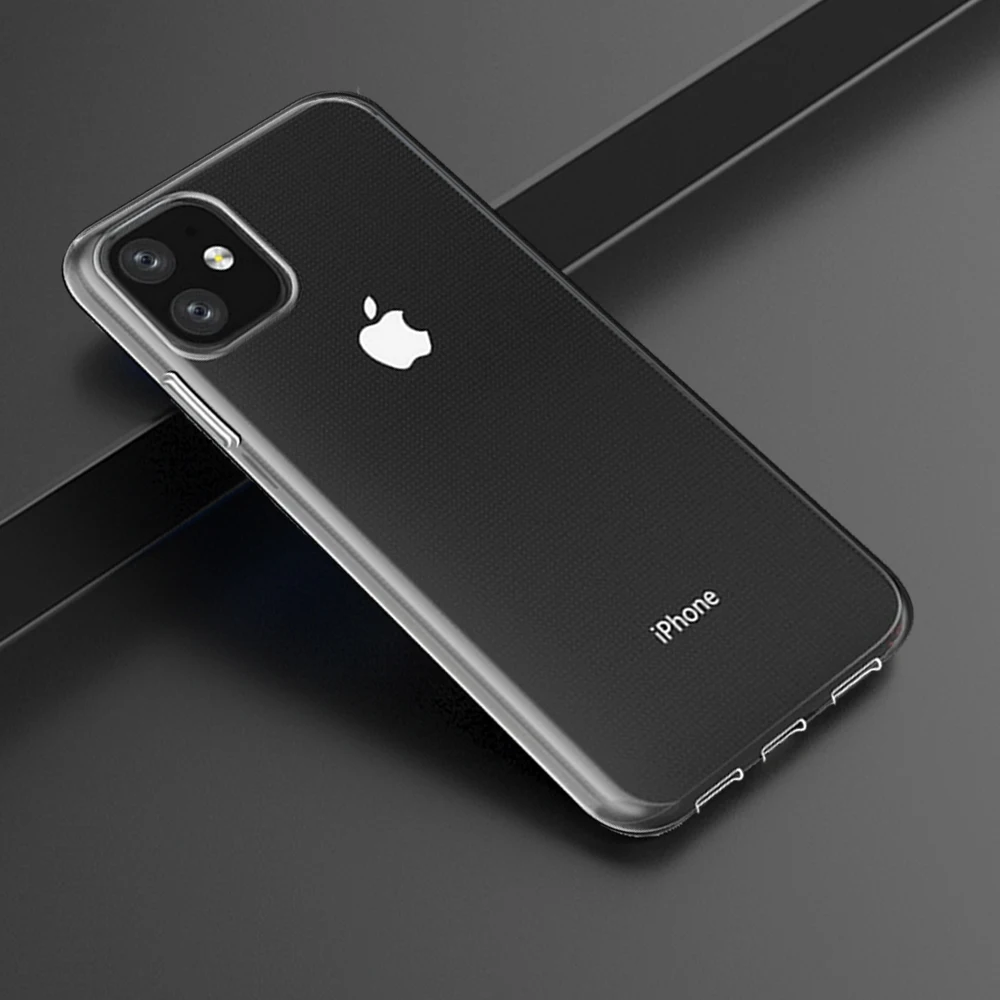 10 шт./партия для iPhone 11 XR Чехол ударопрочный кристально прозрачный Жесткий Тонкий чехол тонкий телефон Прозрачная защитная сумка