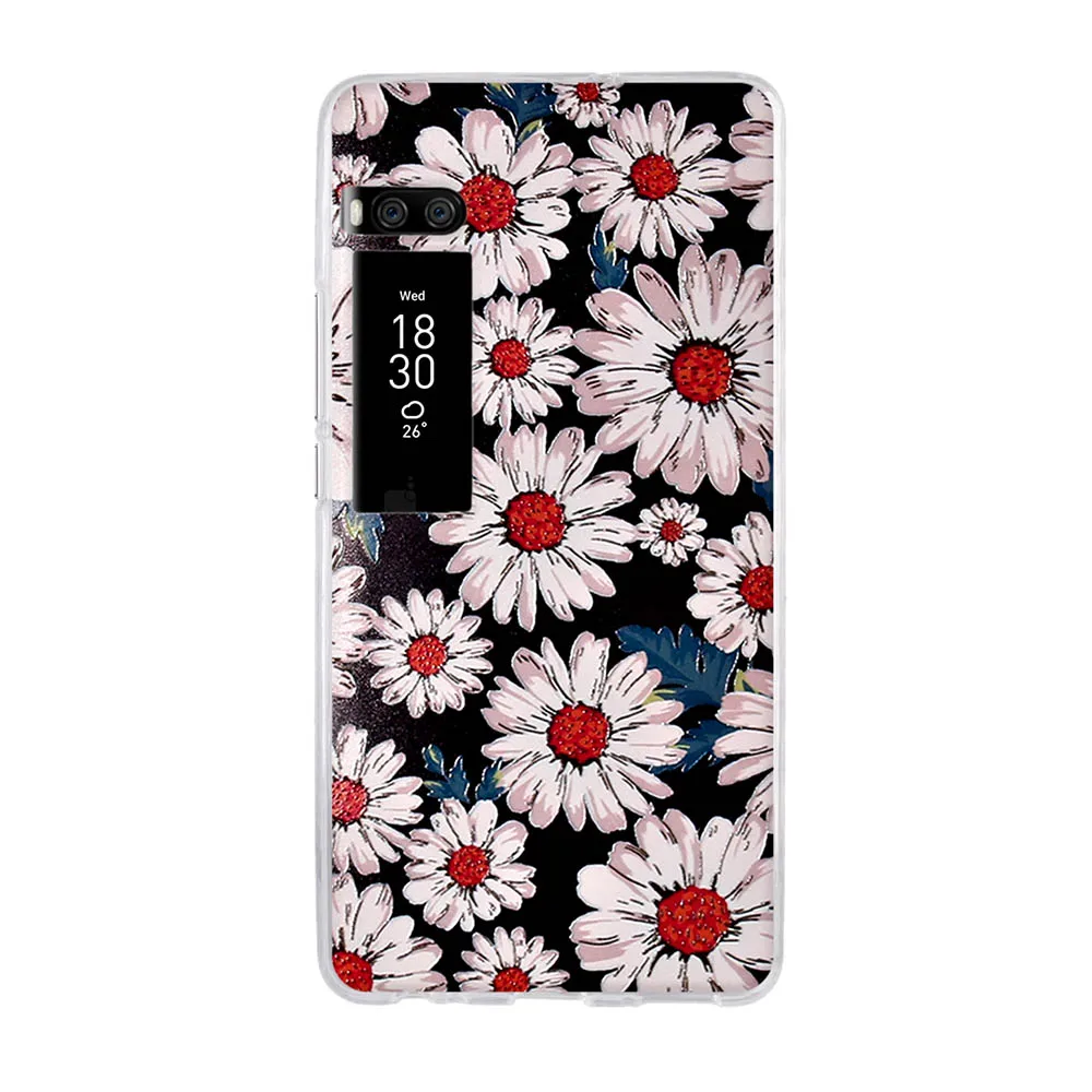 Чехол из ТПУ для Meizu Pro 7 Plus, мягкий силиконовый чехол для Meizu Pro7, задняя оболочка корпуса телефона для Meizu Pro 7, чехлы с принтом - Цвет: 2