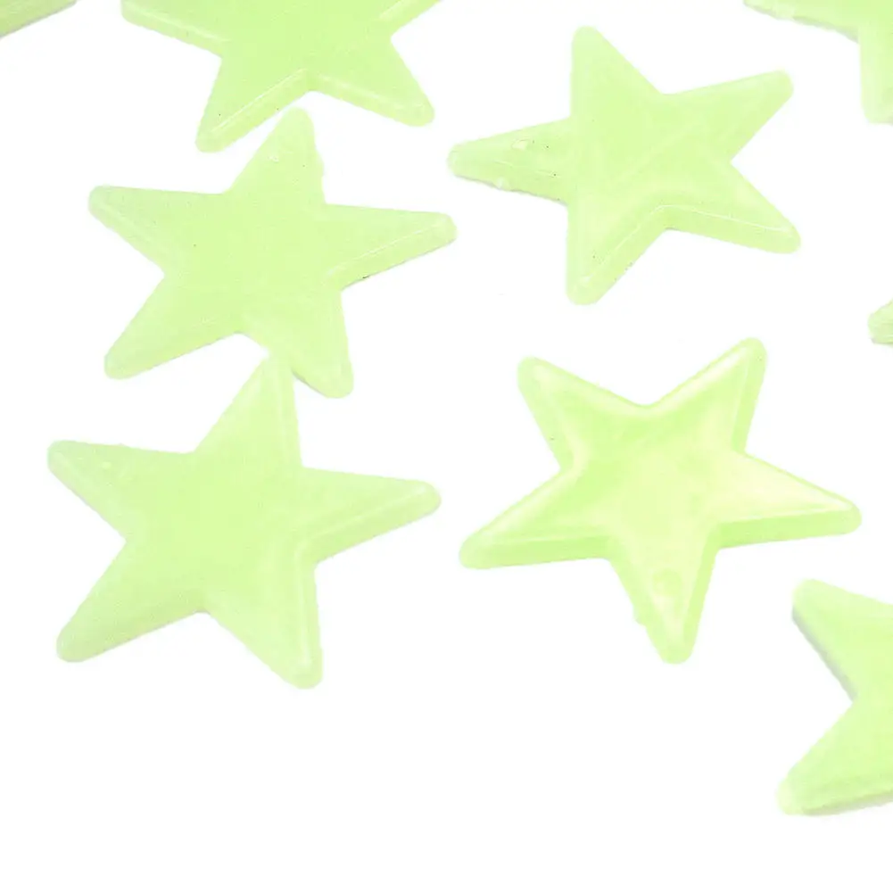 В партии 100 шт. зеленые фотообои со звездами на потолочной стене|lot 100pcs|glow in dark starslot