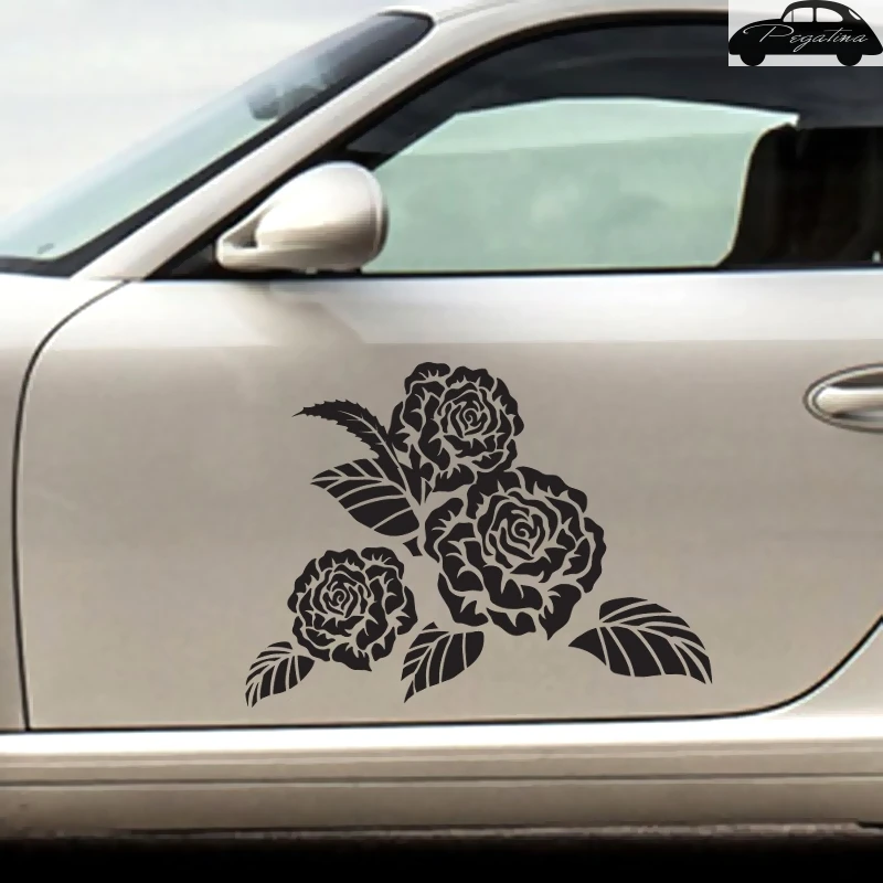 Цветок стикер автомобиля Наклейка плакаты виниловые наклейки на стены Декор