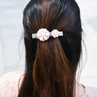 women headwear flower hair accessories cute hair clip pearl vintage hair barrettes hair accessories for girls