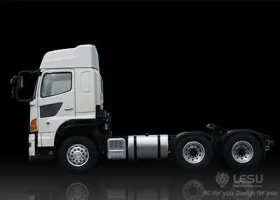 LESU 1/14 HN700 6*4 RC Трактор трейлер грузовик металлический шасси Модель двигателя Tmy