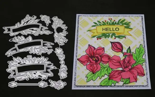 11.2x14.7cm YINISE 1645 конфеты посылка металлический трафарет для трафареты для скрапбукинга DIY открытки в альбом украшения тиснение Складная матрица сократить отрубов - Цвет: 11.2x14.7cm