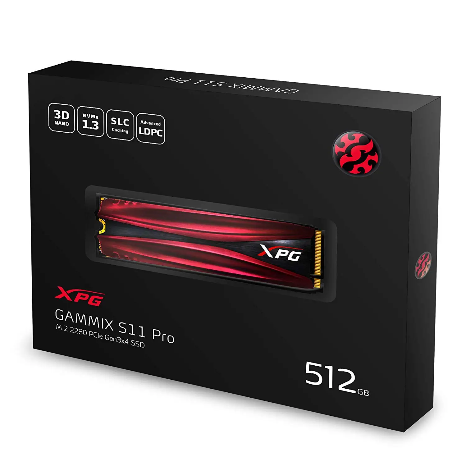 ADATA XPG S11 Pro GAMMIX PCIe Gen 3x4 M.2 2280 твердотельный накопитель для ноутбука настольного
