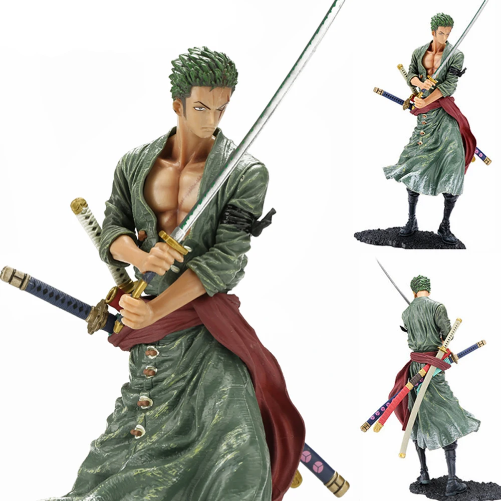 Горячие действия 20 см аниме одна штука Figma Roronoa Зоро фигурка ПВХ 7 &quotколлекция