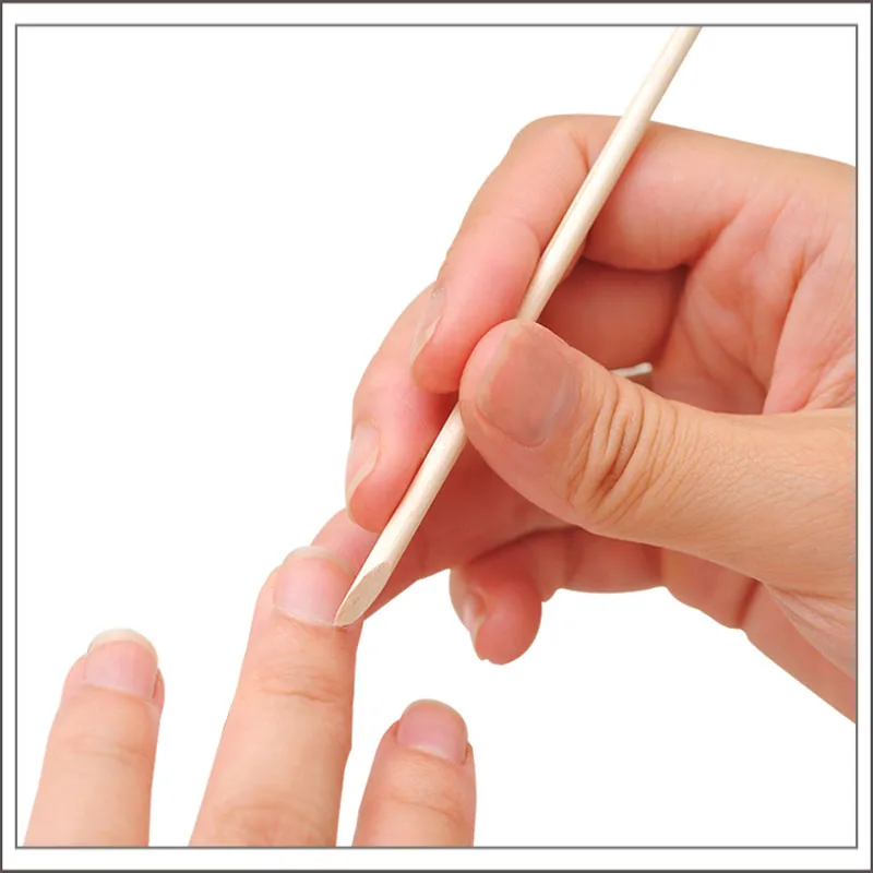 100 шт. инструмент для удаления кутикулы из оранжевого дерева|wood stick cuticle pusher|cuticle