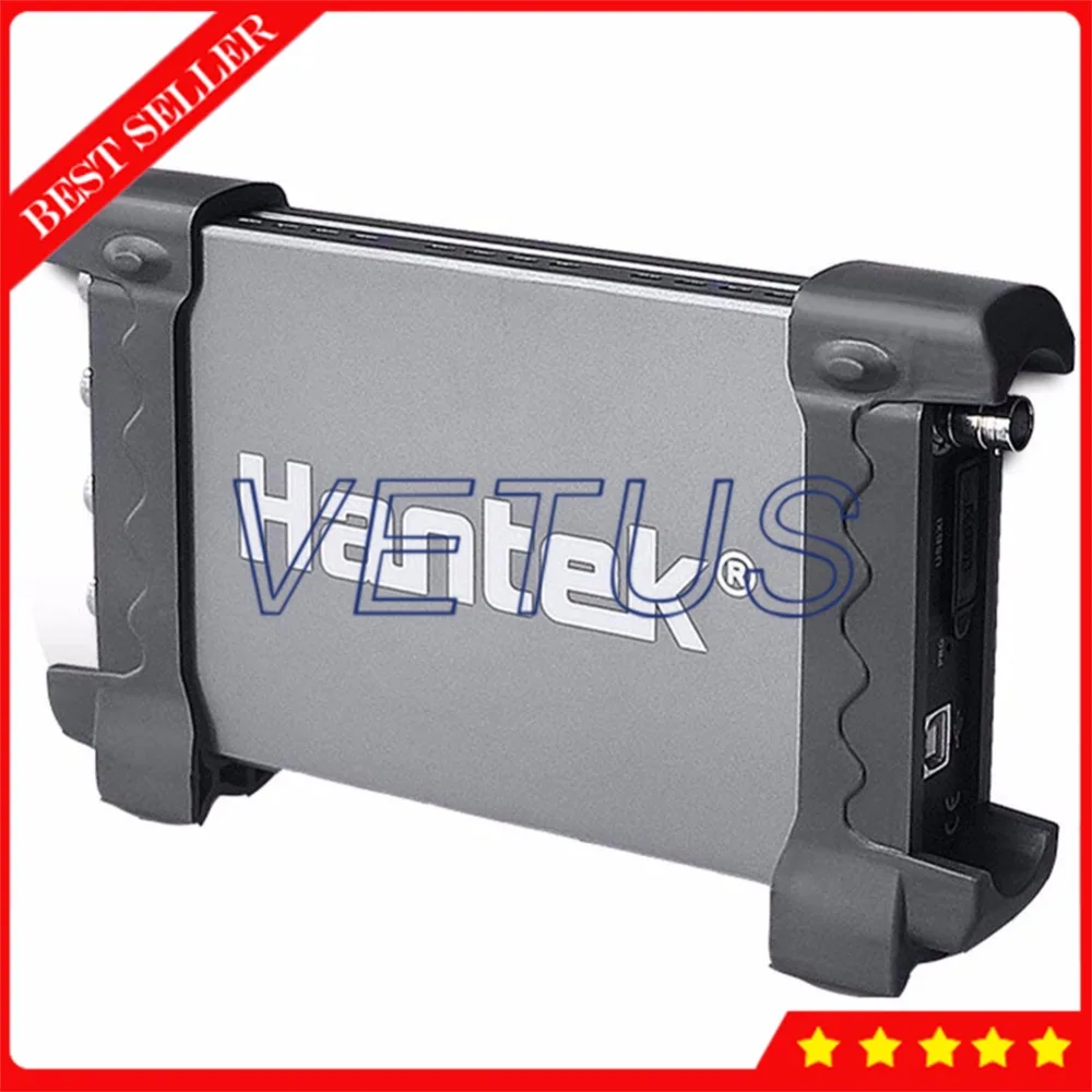 Hantek6254BD ПК портативный 4-канальный осциллограф с 250 МГц 64K USB Скоп произвольный