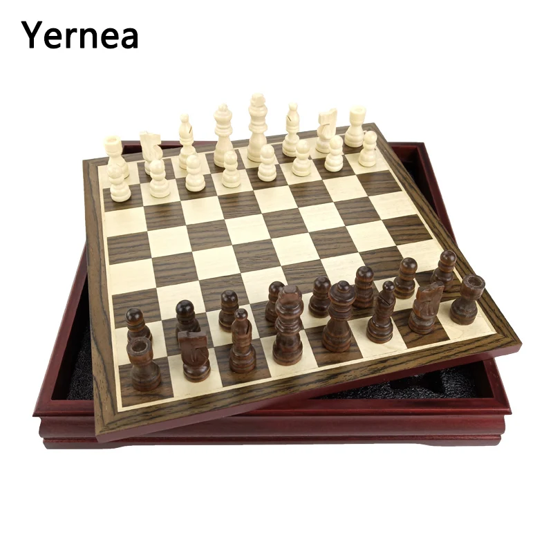 Деревянный журнальный столик Yernea с новым узором профессиональные шахматы