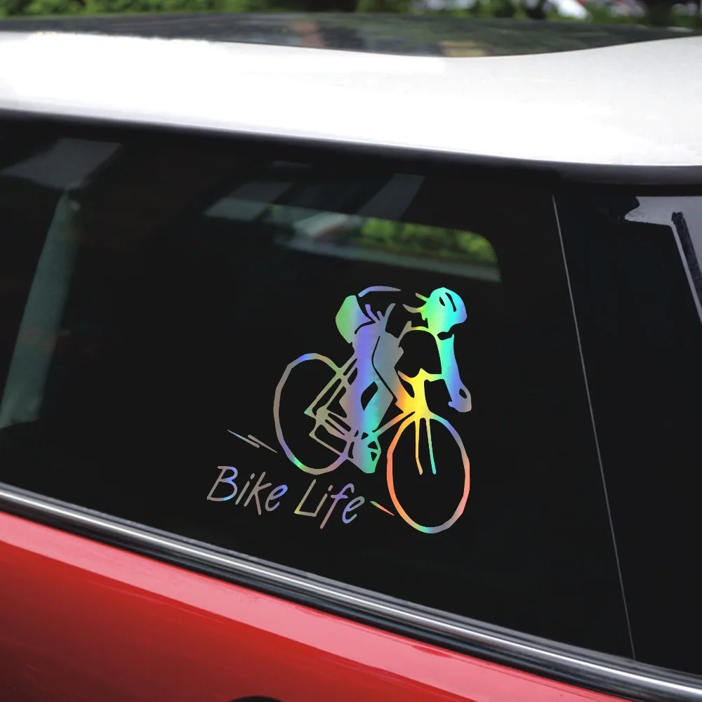Rylybons 8.8CM*8.9CM Car Sticker Bike Life Peddle Cross Country Stickers Decals for Auto Products Accessories | Автомобили и