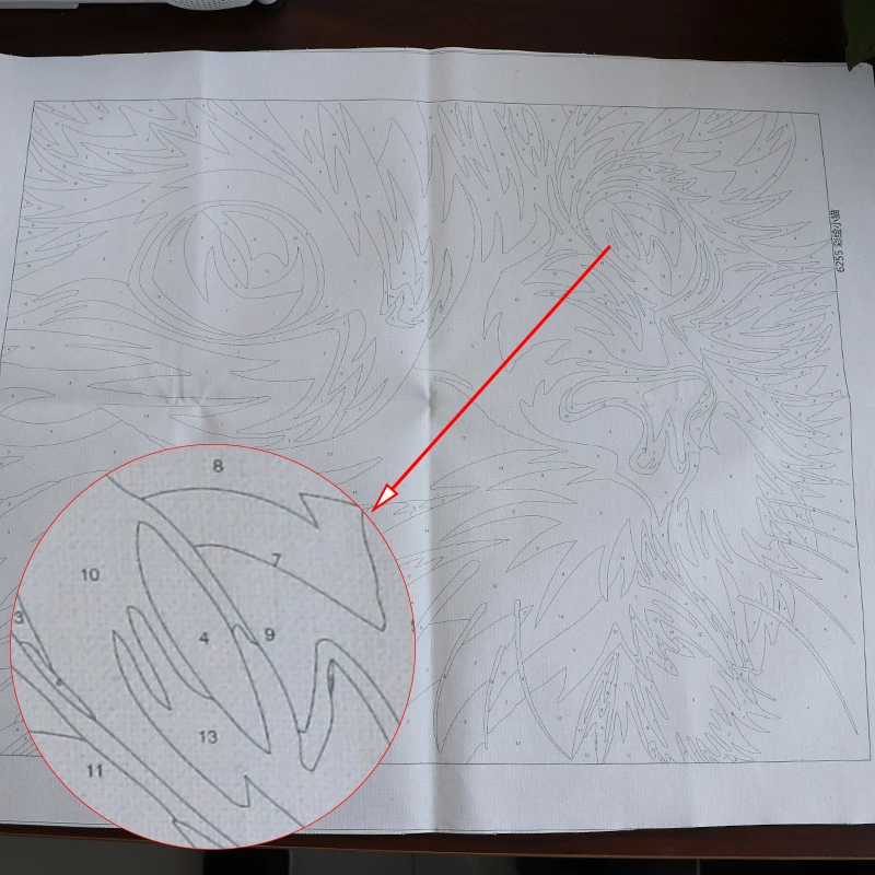 Краска с цифрами наборы цветов масляная краска ing на холсте Рисование по номерам