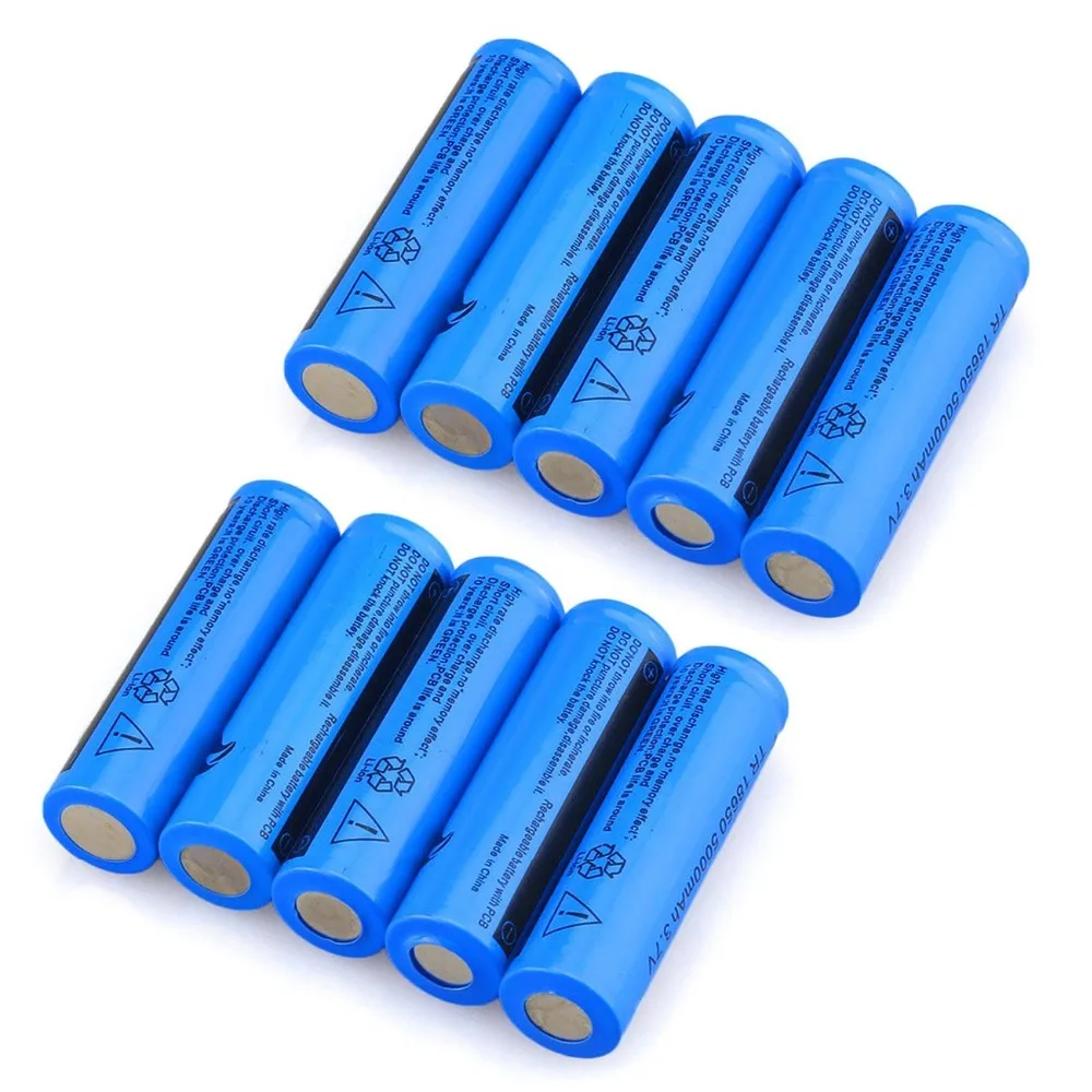 GTF 3 7 V 18650 батарея литиевая 5000 mAh для фонарика литиево-ионная | Электроника